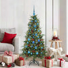 Vidaxx albero di Natale artificiale pieghevole verde 150 cm PE e PVC