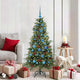 Vidaxx árbol de Navidad artificial plegable verde 150 cm PE y PVC