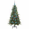 Vidaxl kunstmatige inklapbare kerstboom groen 150 cm pe en pvc