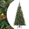 Vidaxx árbol de Navidad artificial plegable verde 180 cm PE y PVC