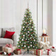 Vidaxx árbol de Navidad artificial plegable verde 180 cm PE y PVC