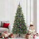 Vidaxx árbol de Navidad artificial plegable verde 210 cm PE y PVC