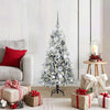 Vidaxx árbol de Navidad artificial plegable blanco 120 cm PE y PVC