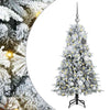 Vidaxl kunstmatige inklapbare kerstboom wit 120 cm pe en pvc