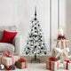Vidaxx árbol de Navidad artificial plegable blanco 120 cm PE y PVC