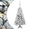 Vidaxx árbol de Navidad artificial plegable blanco 120 cm PE y PVC