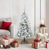 Vidaxx árbol de Navidad artificial plegable blanco 120 cm PE y PVC