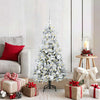 Vidaxx árbol de Navidad artificial plegable blanco 120 cm PE y PVC