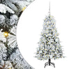 Vidaxx árbol de Navidad artificial plegable blanco 120 cm PE y PVC