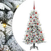 Vidaxx árbol de Navidad artificial plegable blanco 150 cm PE y PVC