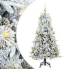 Vidaxx árbol de Navidad artificial plegable blanco 150 cm PE y PVC