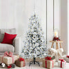Vidaxx árbol de Navidad artificial plegable blanco 150 cm PE y PVC
