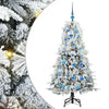 Vidaxx árbol de Navidad artificial plegable blanco 150 cm PE y PVC