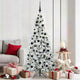 Vidaxx árbol de Navidad artificial plegable blanco 180 cm PE y PVC
