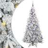 Vidaxx albero di Natale artificiale pieghevole bianco 180 cm PE e PVC