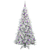 Vidaxx albero di Natale artificiale pieghevole bianco 180 cm PE e PVC