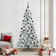 Vidaxx árbol de Navidad artificial plegable blanco 210 cm PE y PVC