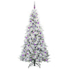 Vidaxl kunstmatige inklapbare kerstboom wit 210 cm pe en pvc