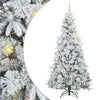 Vidaxx albero di Natale artificiale pieghevole bianco 240 cm PE e PVC