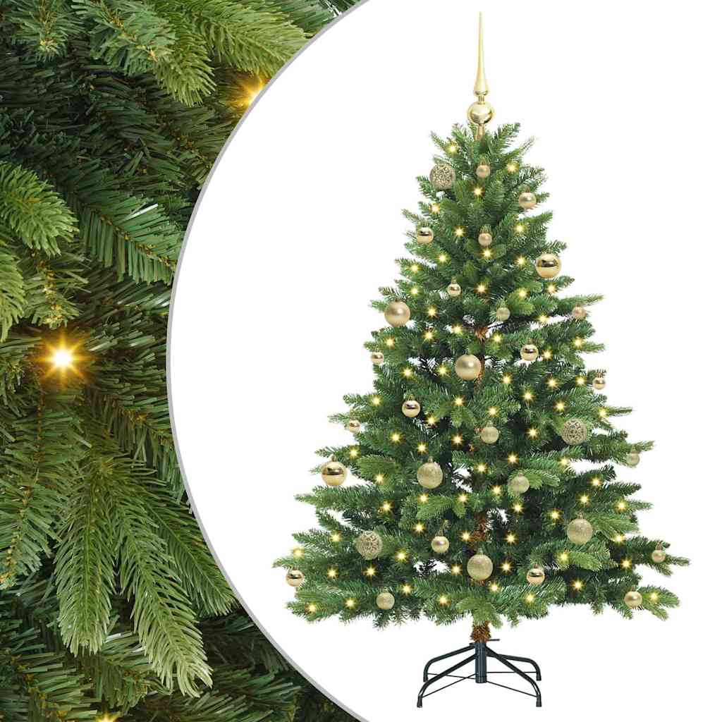 Albero di Natale artificiale Vidaxx con 150 LED con standard verde 150 cm PE e PVC