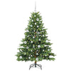 Albero di Natale artificiale Vidaxx con 150 LED con standard verde 150 cm PE e PVC