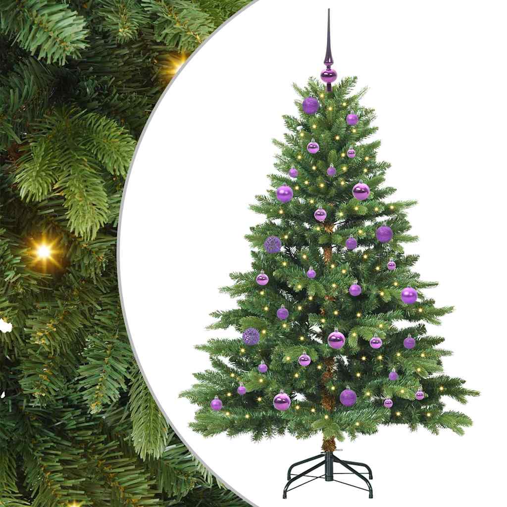 Albero di Natale artificiale Vidaxx con 150 LED con standard verde 150 cm PE e PVC