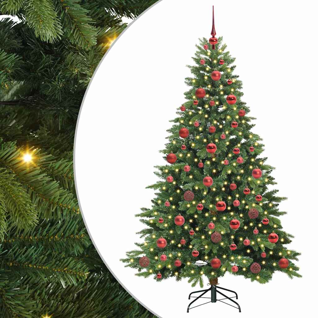 Albero di Natale artificiale Vidaxx con 300 LED con standard verde 180 cm PE e PVC