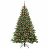 Albero di Natale artificiale Vidaxx con 300 LED con standard verde 180 cm PE e PVC