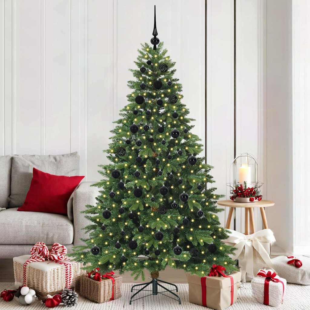 Albero di Natale artificiale Vidaxx con 300 LED con standard verde 180 cm PE e PVC
