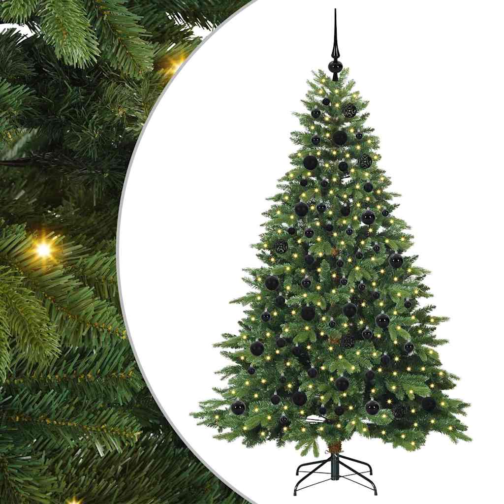 Albero di Natale artificiale Vidaxx con 300 LED con standard verde 180 cm PE e PVC