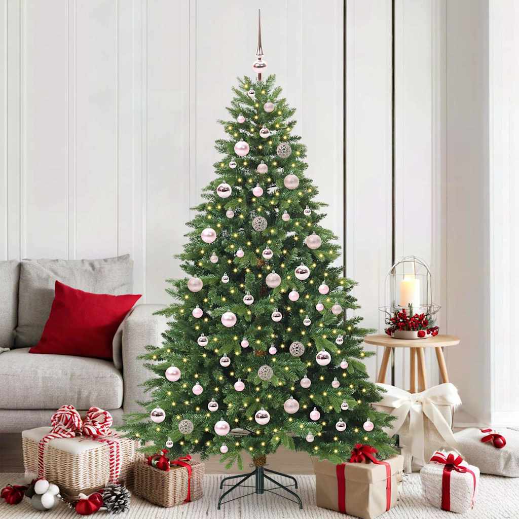 Albero di Natale artificiale Vidaxx con 300 LED con standard verde 180 cm PE e PVC
