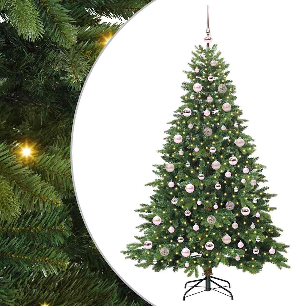 Albero di Natale artificiale Vidaxx con 300 LED con standard verde 180 cm PE e PVC