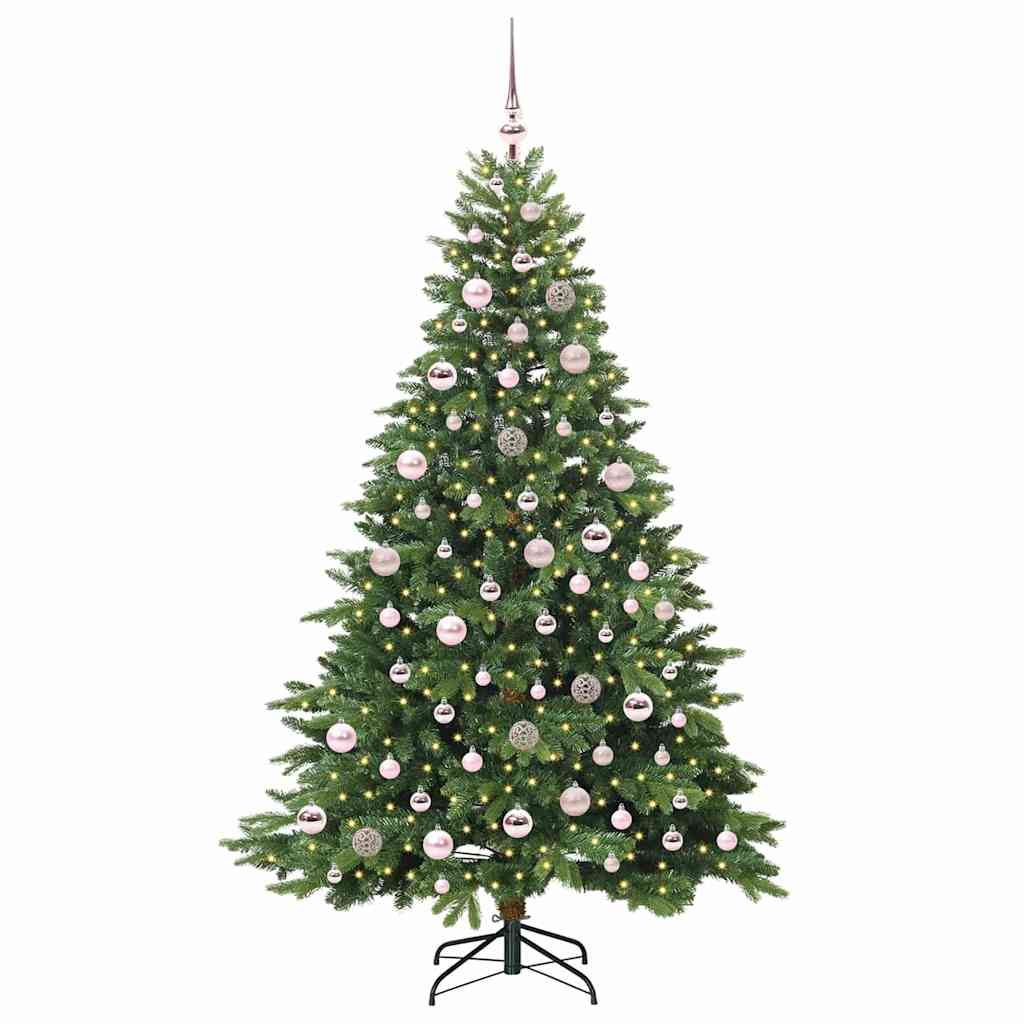 Albero di Natale artificiale Vidaxx con 300 LED con standard verde 180 cm PE e PVC