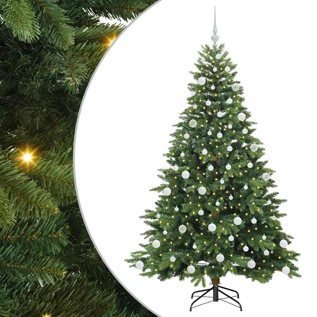 Albero di Natale artificiale Vidaxx con 300 LED con standard verde 180 cm PE e PVC