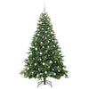 Albero di Natale artificiale Vidaxx con 300 LED con standard verde 180 cm PE e PVC