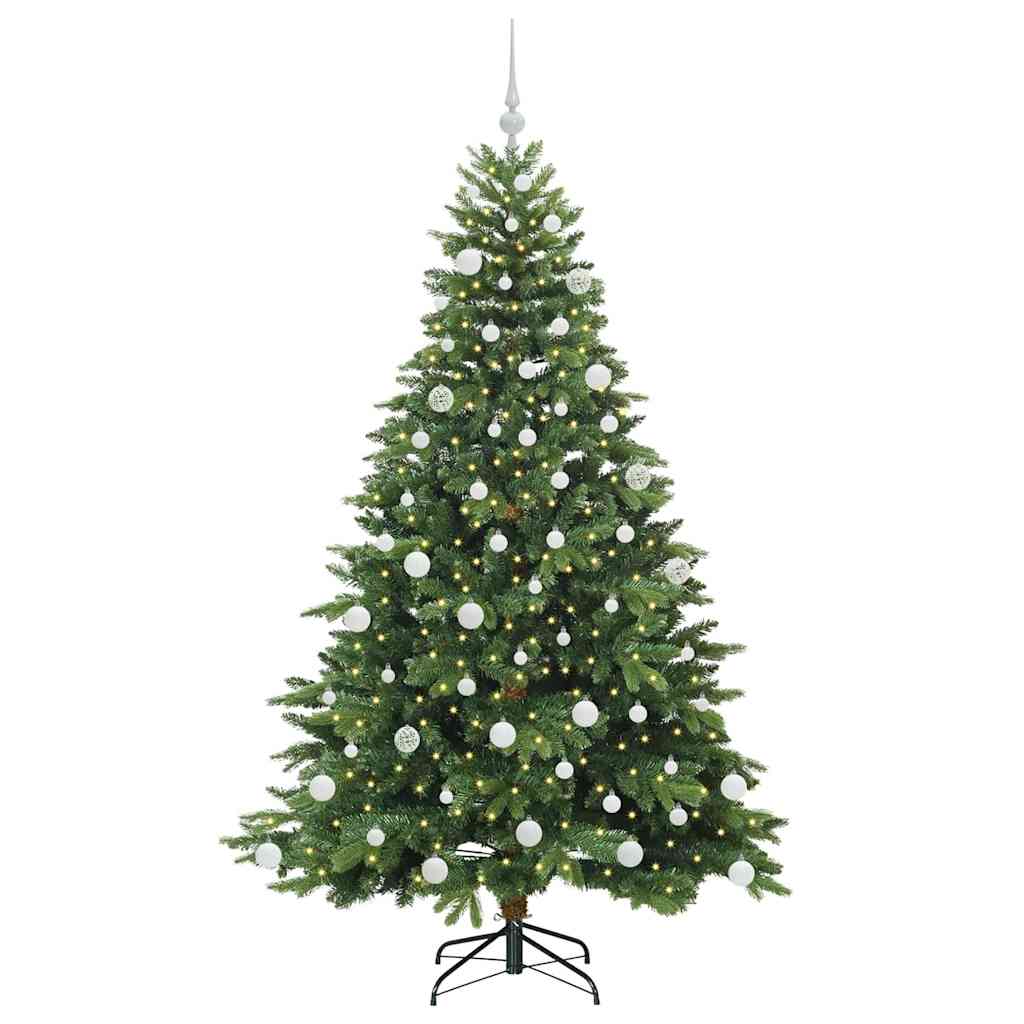 Albero di Natale artificiale Vidaxx con 300 LED con standard verde 180 cm PE e PVC