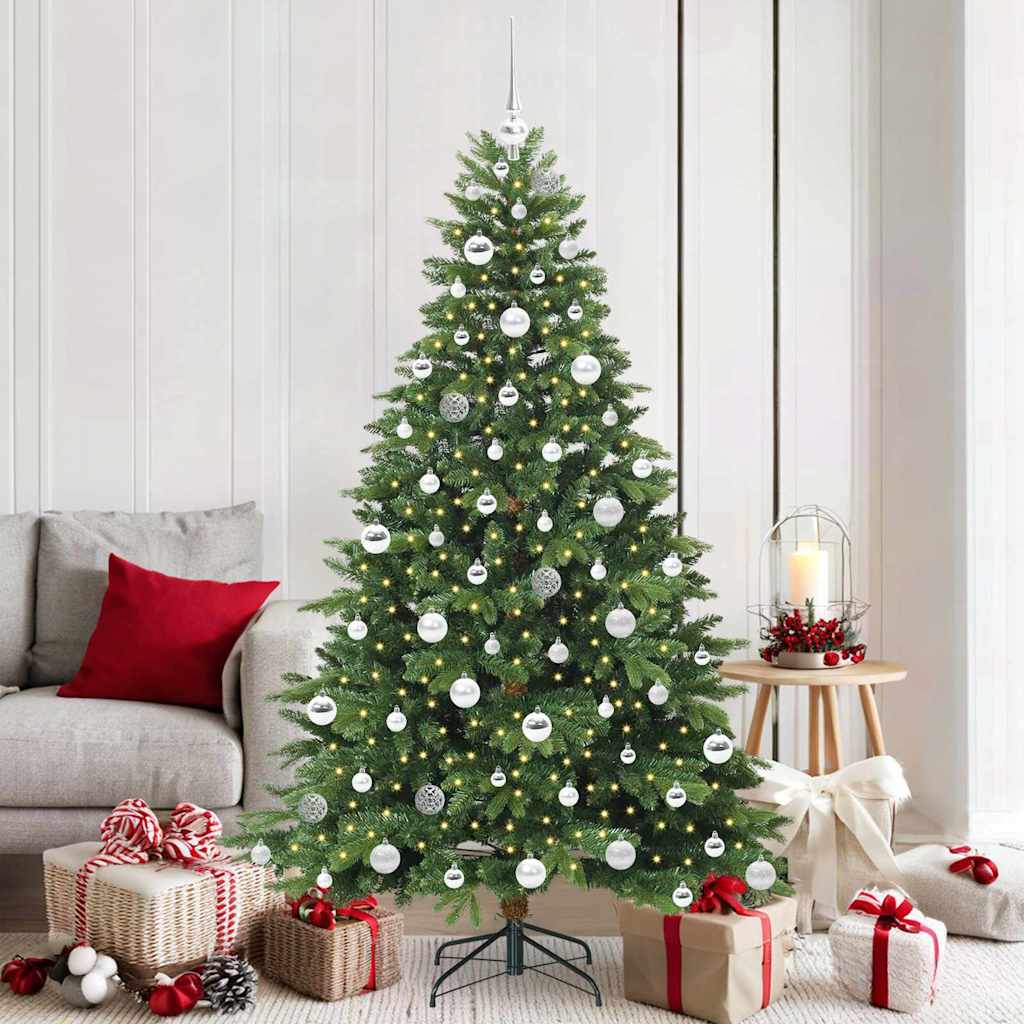 Albero di Natale artificiale Vidaxx con 300 LED con standard verde 180 cm PE e PVC