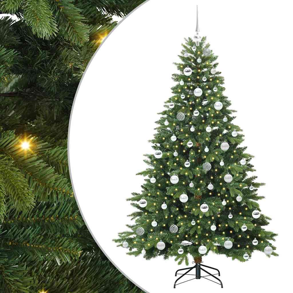 Albero di Natale artificiale Vidaxx con 300 LED con standard verde 180 cm PE e PVC