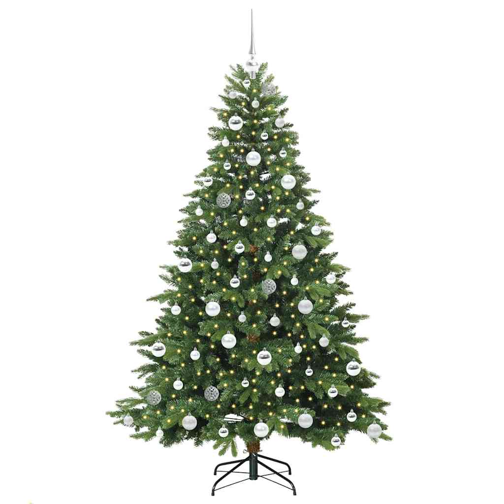 Albero di Natale artificiale Vidaxx con 300 LED con standard verde 180 cm PE e PVC