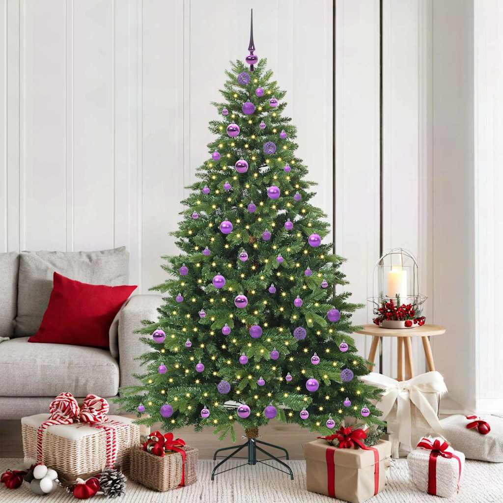 Albero di Natale artificiale Vidaxx con 300 LED con standard verde 180 cm PE e PVC