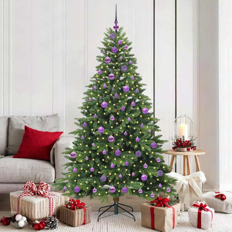 Albero di Natale artificiale Vidaxx con 300 LED con standard verde 180 cm PE e PVC