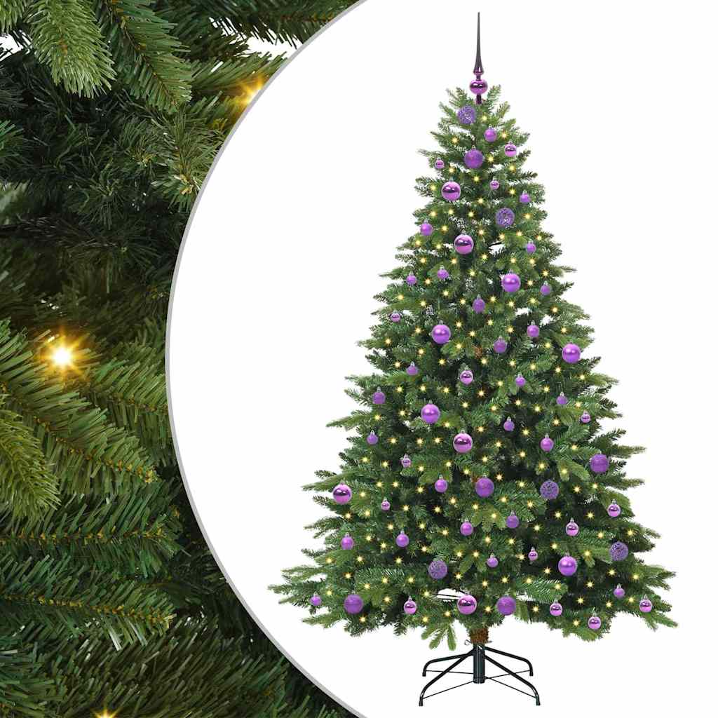 Albero di Natale artificiale Vidaxx con 300 LED con standard verde 180 cm PE e PVC
