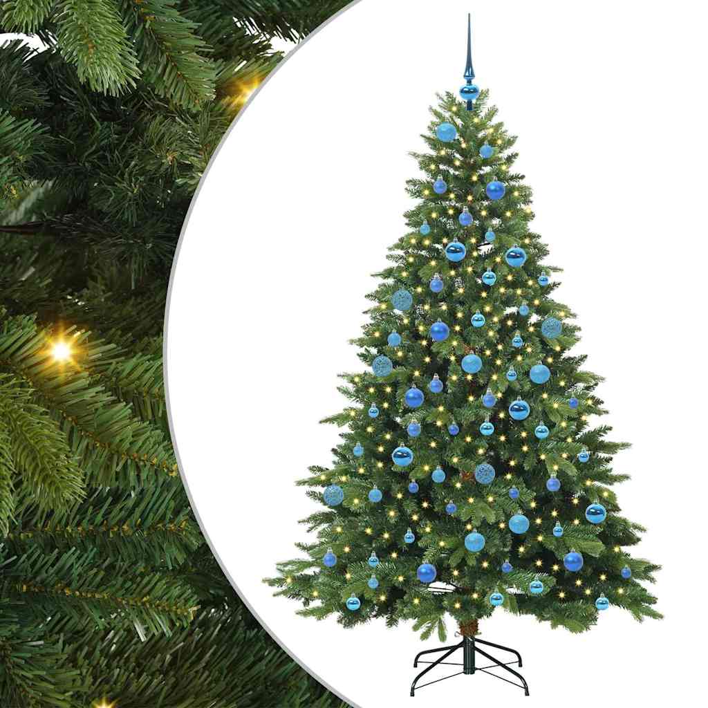 Albero di Natale artificiale Vidaxx con 300 LED con standard verde 180 cm PE e PVC