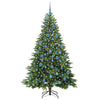 Albero di Natale artificiale Vidaxx con 300 LED con standard verde 180 cm PE e PVC