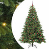 Albero di Natale artificiale Vidaxx con 300 LED con standard verde 210 cm PE e PVC
