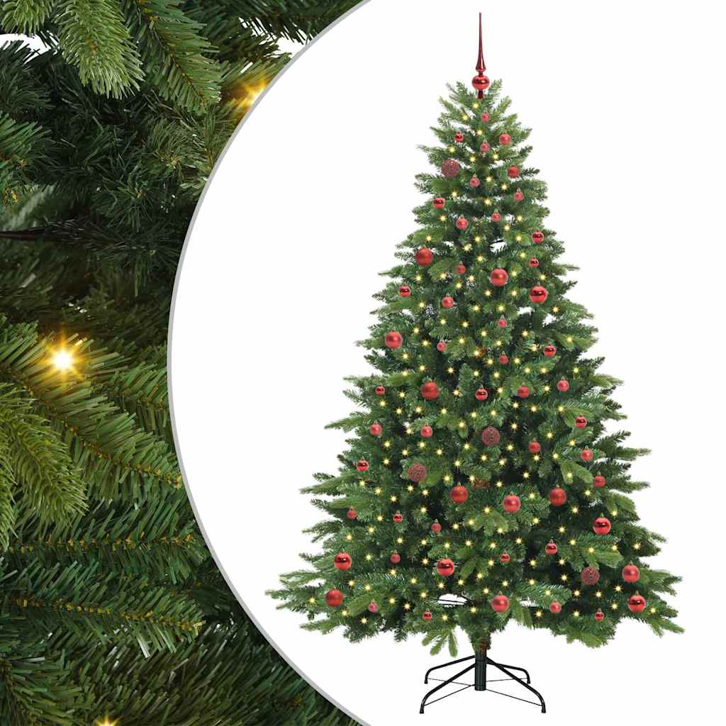 Albero di Natale artificiale Vidaxx con 300 LED con standard verde 210 cm PE e PVC