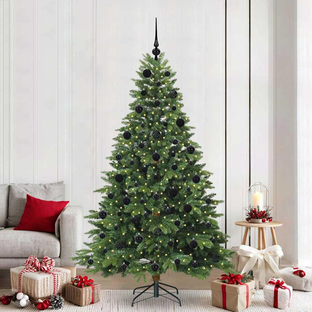 Albero di Natale artificiale Vidaxx con 300 LED con standard verde 210 cm PE e PVC