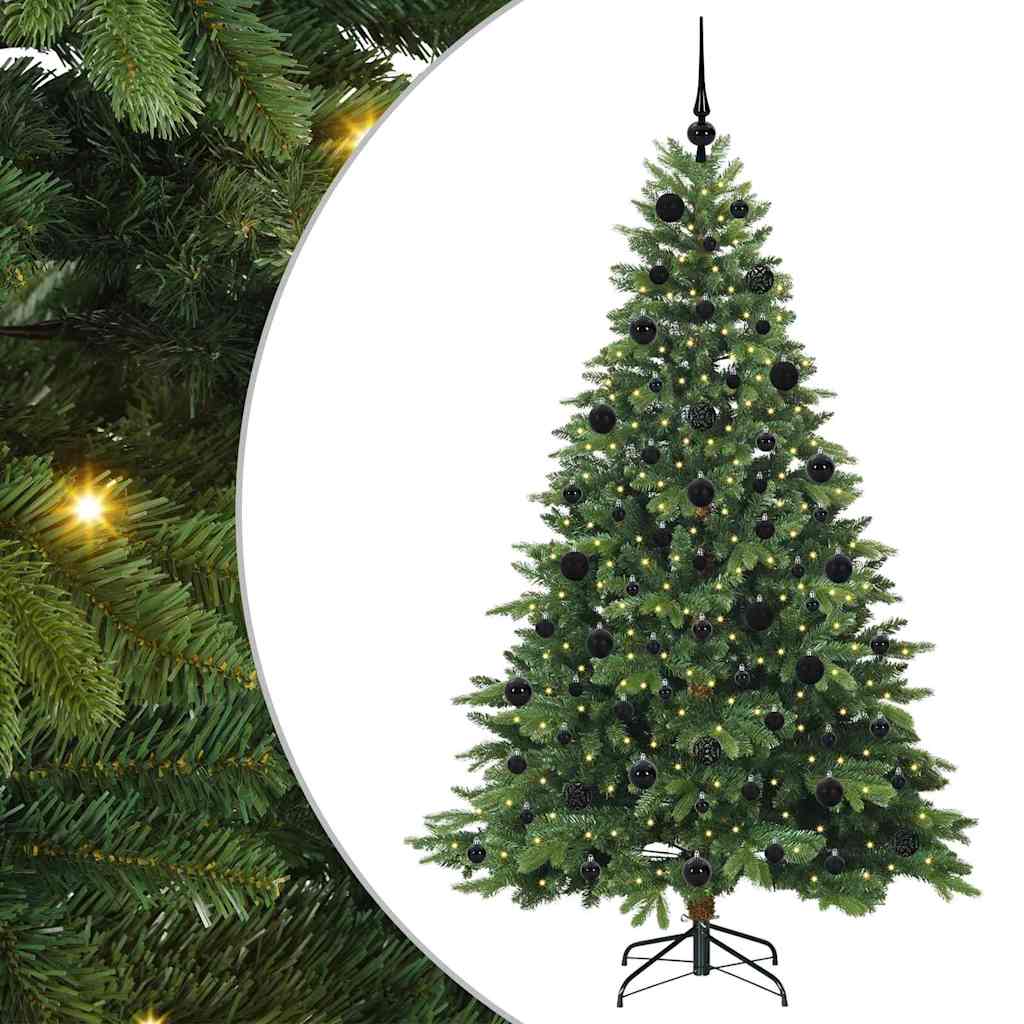 Albero di Natale artificiale Vidaxx con 300 LED con standard verde 210 cm PE e PVC