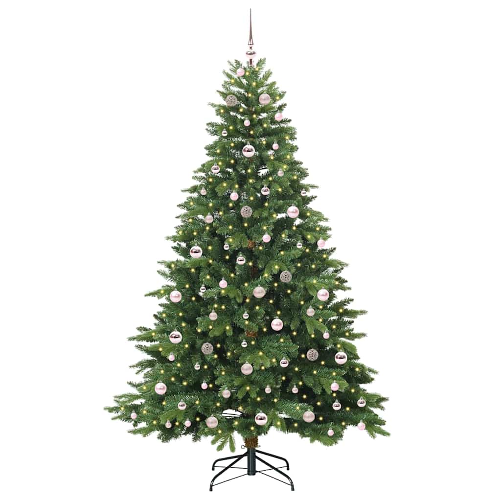 Albero di Natale artificiale Vidaxx con 300 LED con standard verde 210 cm PE e PVC