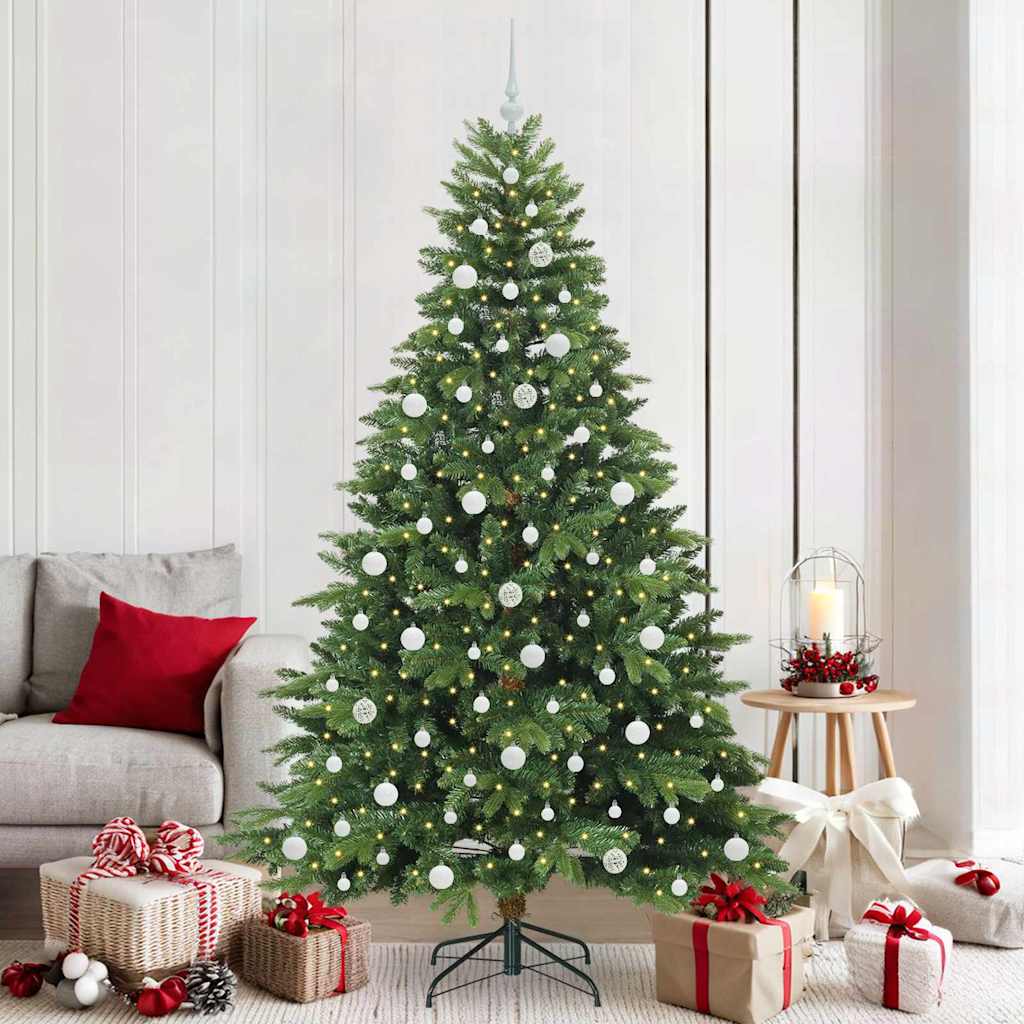 Albero di Natale artificiale Vidaxx con 300 LED con standard verde 210 cm PE e PVC